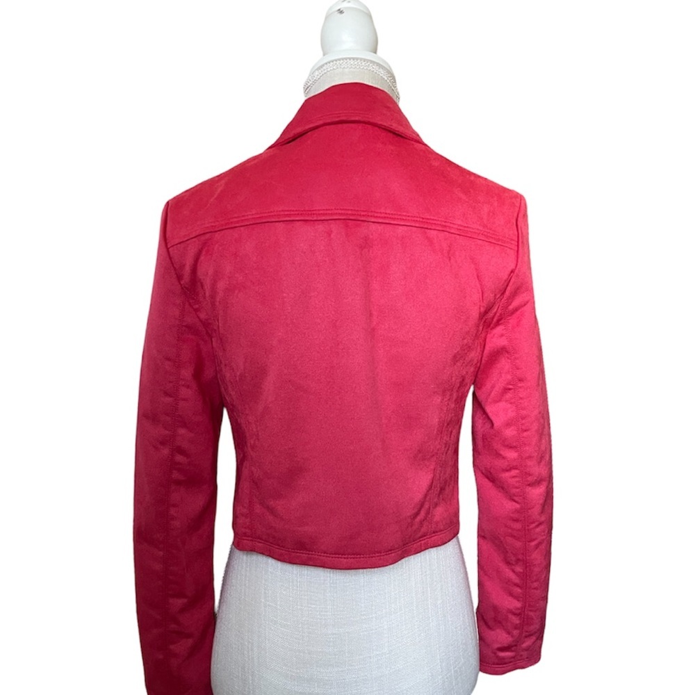 EXPRESS Moto Faux Suede Jacket - Picture 8 of 16